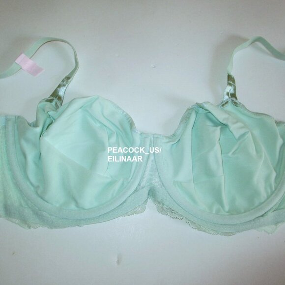 34DDD Victoria Secret Dream Angels Unlined Push Up w/o Padding Bra shimmer mint - Picture 7 of 8